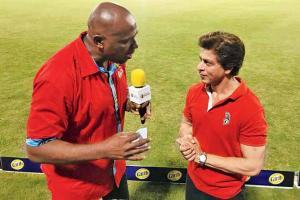 Shah Rukh Khan's aura impresses West Indies great Bishop