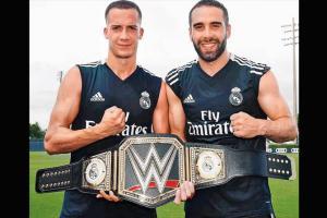 Real Madrid awarded with WWE Championship belt
