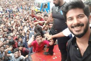 Post Karwaan release, Dulquer Salmaan gets a grand welcome by fans