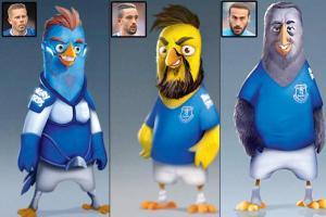 Everton trio are now Angry Bird characters