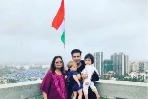 Karan Johar celebrates Independence Day with 'his world'