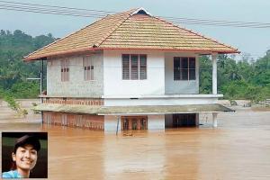 Cricketer Sajana represents India Green while Kerala rains damage her home