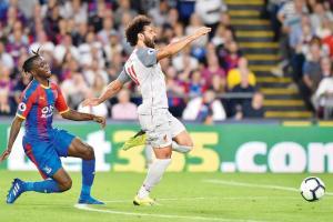 Mohamed Salah accused of diving in Liverpool's win over Palace