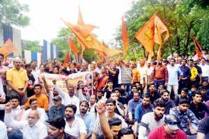 Maratha protests peaceful in Mumbai, violent elsewhere