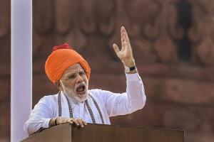 PM Narendra Modi resumes trend of delivering long Independence-Day speeches