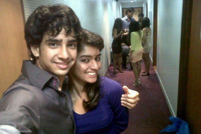 Naveen Sharma with his sister Madhushree