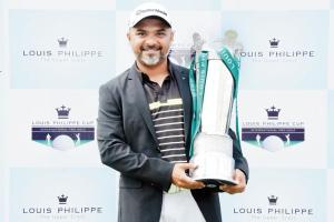 Indian golfer Rahil Gangjee lifts Louis Philippe Cup