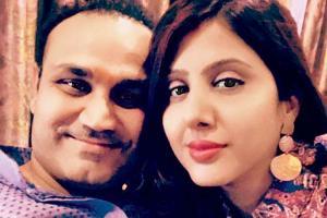 Love is in the air for Virender Sehwag and wife Aarti Ahlawat