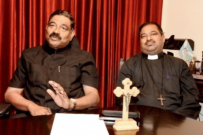Dr Prasad (left) and the Rev Rao