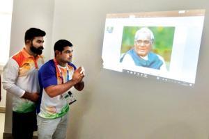 Indian athletes pay homage to Atal Bihari Vajpayee