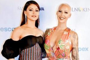 Photos: When Urvashi Rautela met American model-actor Amber Rose