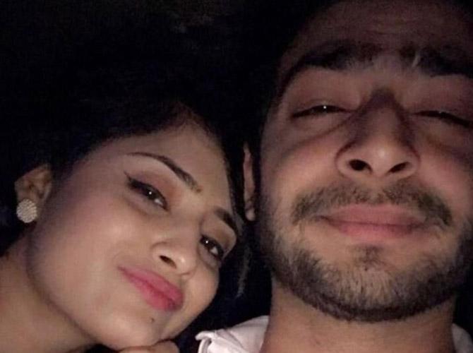 Vaishali Takkar with her brother Vicky