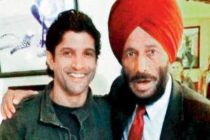 Farhan Akhtar wants minister to rectify Milkha Singh's photo in school book
