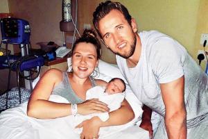England striker Harry Kane welcomes baby girl