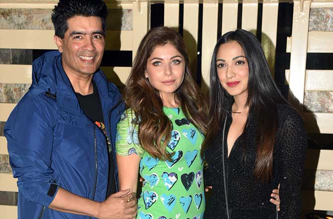Manish Malhotra, Kiara Advani and Kanika Kapoor