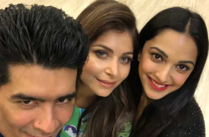 Manish Malhotra, Kiara Advani and Kanika Kapoor