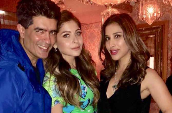 Manish Malhotra, Kanika Kapoor and Sophie Choudry