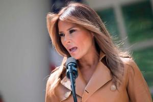 Melania Trump warns against 'destructive' effects of social media