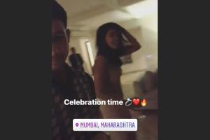 Priyanka Chopra dances with Anusha Dandekar at her engagement party