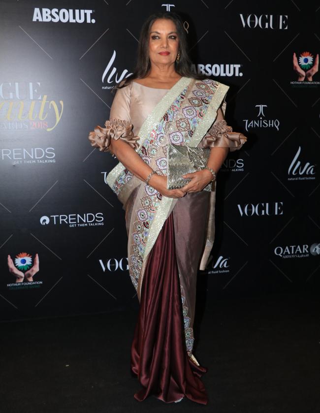Shabana Azmi at Vogue Awards 2018