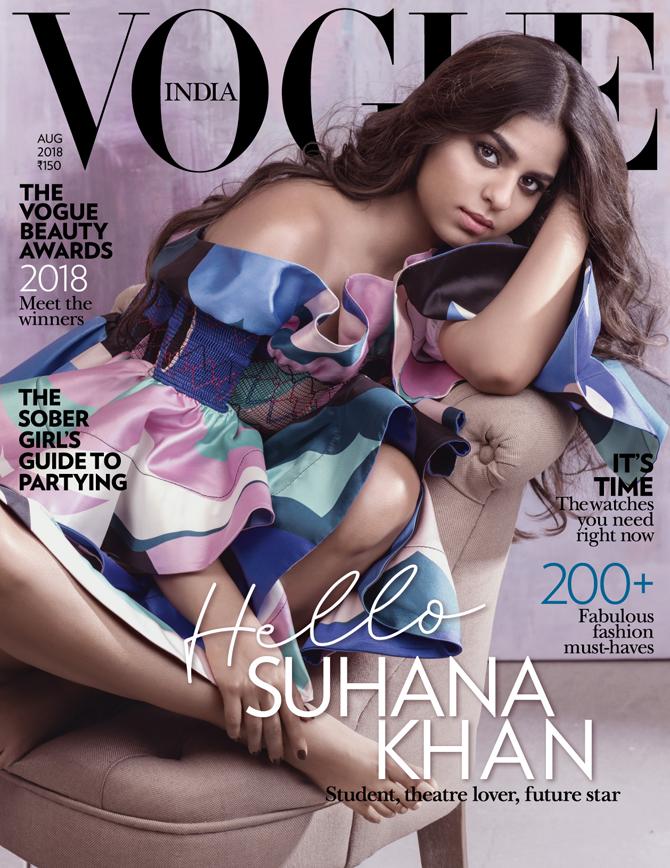 Suhana Khan on Vogue magazine
