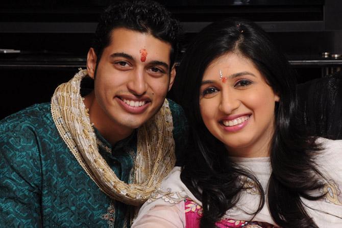 Vahbiz Dorabjee with brother
