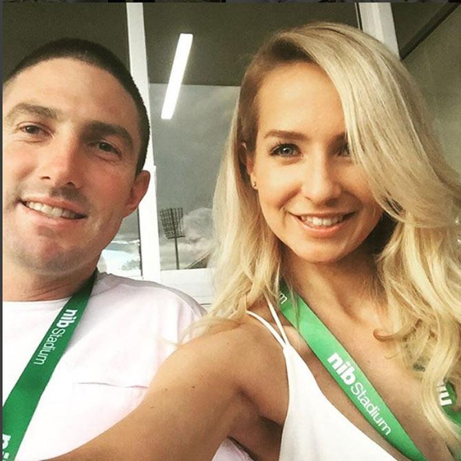 Shaun Marsh has also played domestic cricket for clubs such as Western Australia, Perth Scorchers, Glamorgan, Yorkshire and Melbourne Renegades. Shaun Marsh posted this picture with his wife Rebecca, when they attended an Ed Sheeran event.