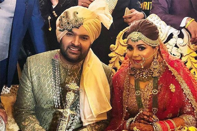 Star comedian Kapil Sharma tied the nuptial knot with his girlfriend Ginni Chatrath on December 12, 2018, in Jalandhar. Their wedding was preceded by days of ceremonies and pre-marriage rituals, including a sangeet which saw their friends dance the night away.