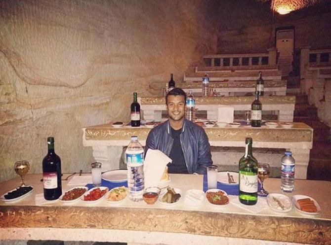 Looks like Mayank Agarwal really like his trip to Turkey, he wrote, 'A 'Turkish' night to remember! #Turkey #wanderlust #Traveldiaries #turkishnight #bellydancing #folkdance #travelgoals #tickingoffthebucketlist'