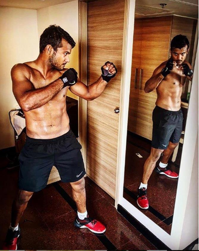 Do you want to know who is Mayank Agarwal's hero? Read on to find out, 'My hero is who I want to be in 5 years time . #chasingmyhero #catchmeifyoucan #buildingthefight'