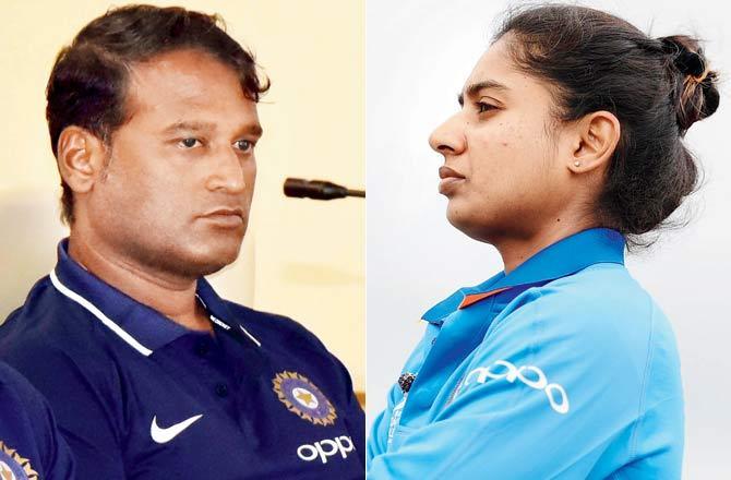 After Mithali Raj's account, Ramesh Powar came out and gave his side of the story. 'Out of panic, the team manager took the physio to her (Raj's) room to check on her. As described by the team manager, Mithali wanted to go back home as she was very upset that the coach is not looking after a legend player like her. She threw a lot of tantrums and created chaos. The team manager and physio tried their best to calm her. We immediately called Syed Saba Karim (BCCI GM) and informed the matter. Saba sir told us to sort the matter out amicably. Saba sir also told us to concentrate on the crucial and important World Cup semi-final match,' Powar stated in his report which is submitted to BCCI CEO Rahul Johri and General Manager Saba Karim. Ramesh Powar said Mithali's issue took away precious preparation time before the semis. 'Within some time, Mithali shot a message on the team manager's phone that she does not want to speak with the coach. Her irresponsible behaviour took my time away as I was supposed to speak with a few players regarding preparations for the all-important semi-final match, which could not happen. Biju George [fielding coach] gave feedback that Mithali was not interested in fielding drills with intensity. He tried to convince her every time but she did not improve,' he stated.