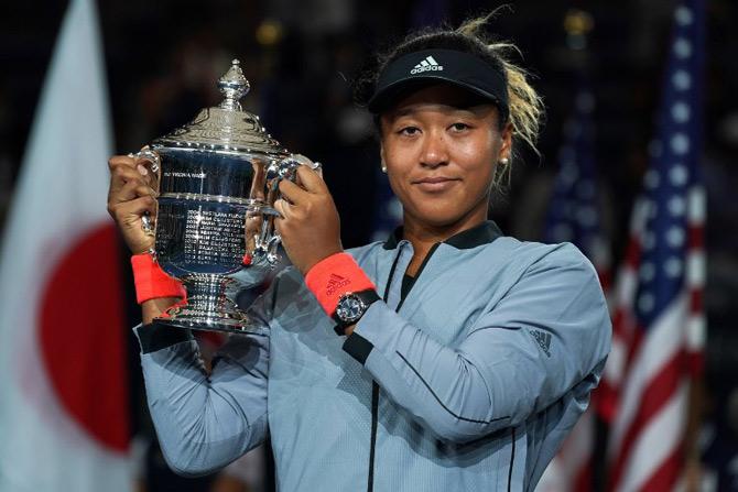 Naomi Osaka upsets her idol Serena Williams to lift the US Open Title: The killer instinct that carried Japan's Naomi Osaka to a first Grand Slam title evaporated as she hugged her idol Serena Williams after beating her in a controversial US Open final. Osaka said it wasn't the ire of the Arthur Ashe Stadium crowd   angered at penalties meted out to Williams   but just the realisation that she'd robbed the US great who inspired her career of a record-equalling 24th Grand Slam title. 'I know that she really wanted to have the 24th Grand Slam,' said Osaka, who choked up again herself trying to explain her feelings. 'When I step onto the court, I feel like a different person, right? I'm not a Serena fan. I'm just a tennis player playing another tennis player. 'But then when I hugged her at the net I felt like a little kid again.' 