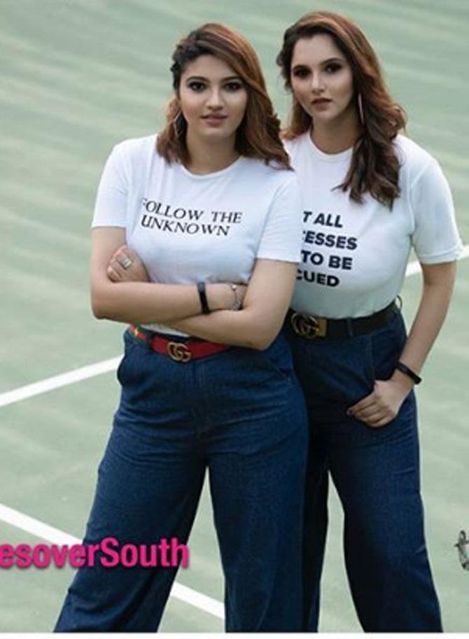 Anam Mirza is the sister of India's tennis queen, Sania Mirza. Anam Mirza is often seen on Sania Mirza's social media feeds, spending time with her sister. Sania Mirza and Anam Mirza share a very close bond.