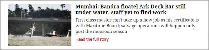 Mumbai: Bandra Floatel Ark Deck Bar Still Under Water, Staff Yet To Find Work
