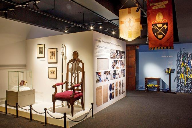 Exhibits at the Living Cathedral exhibition