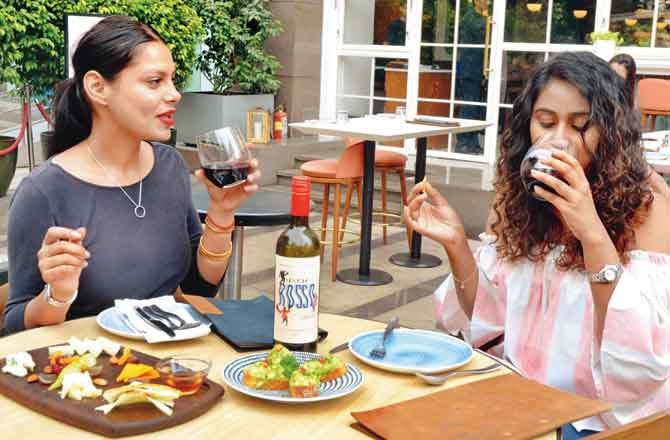 Italian wine bar CinCin is set to launch CinCin Rosso - its first house red. With this, owner Karyna Bajaj says they hope to make wine-drinking easy and accessible. Pic/Datta Kumbhar