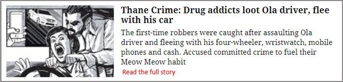 Thane Crime: Drug Addicts Loot Ola Driver, Flee With His Car