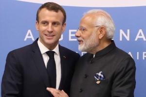 Modi, French president discuss ways to diversify strategic partnership