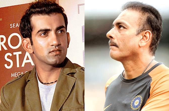 Gautam Gambhir and Ravi Shastri