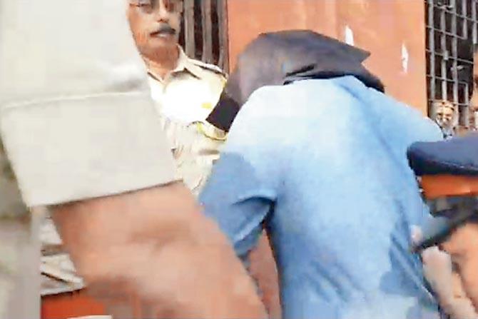 Cops escort Sachin Pawar to court on Sunday