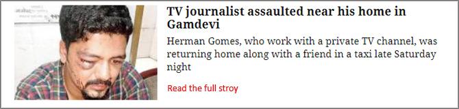 TV Journalist Assaulted Near His Home In Gamdevi