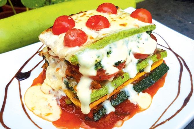 Lauki lasagna