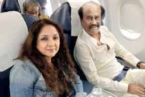 Neena Gupta has a fan-girl moment with Rajinikanth, see photo