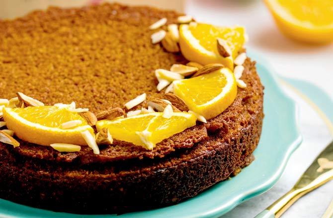 Orange and almond cake