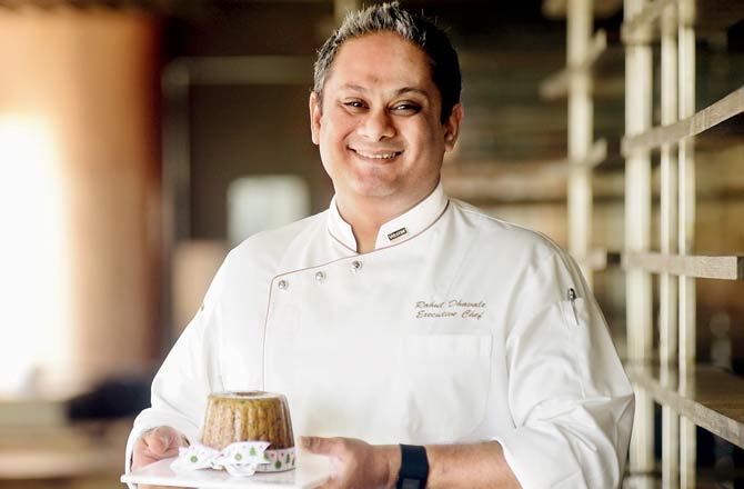 Christmas pudding with chef Rahul Dhavale