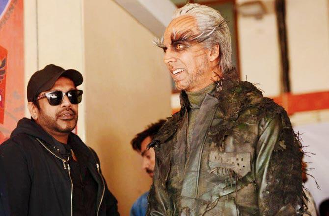 Rocky S with Akshay Kumar in character