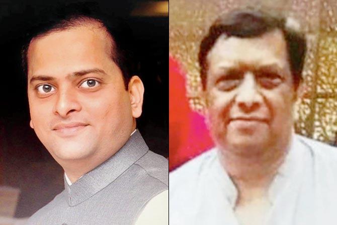 Accused Dinesh Pawar and Sachin Pawar, who allegedly killed Rajeshwar Udani