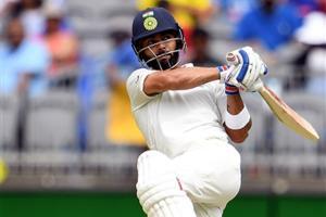 Pert Test: India 172/3 at close on Day 2