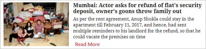 Mumbai: Actor asks for refund of flat