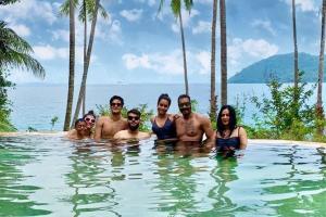 Photos: Ajay Devgn vacays with Kajol, kids Nysa and Yug in Thailand